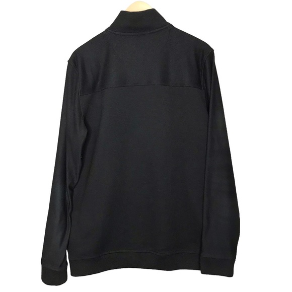 Ted Baker London Slim Fit 1/4 Zip Black Pullover Sweater Men's Large - Picture 8 of 13